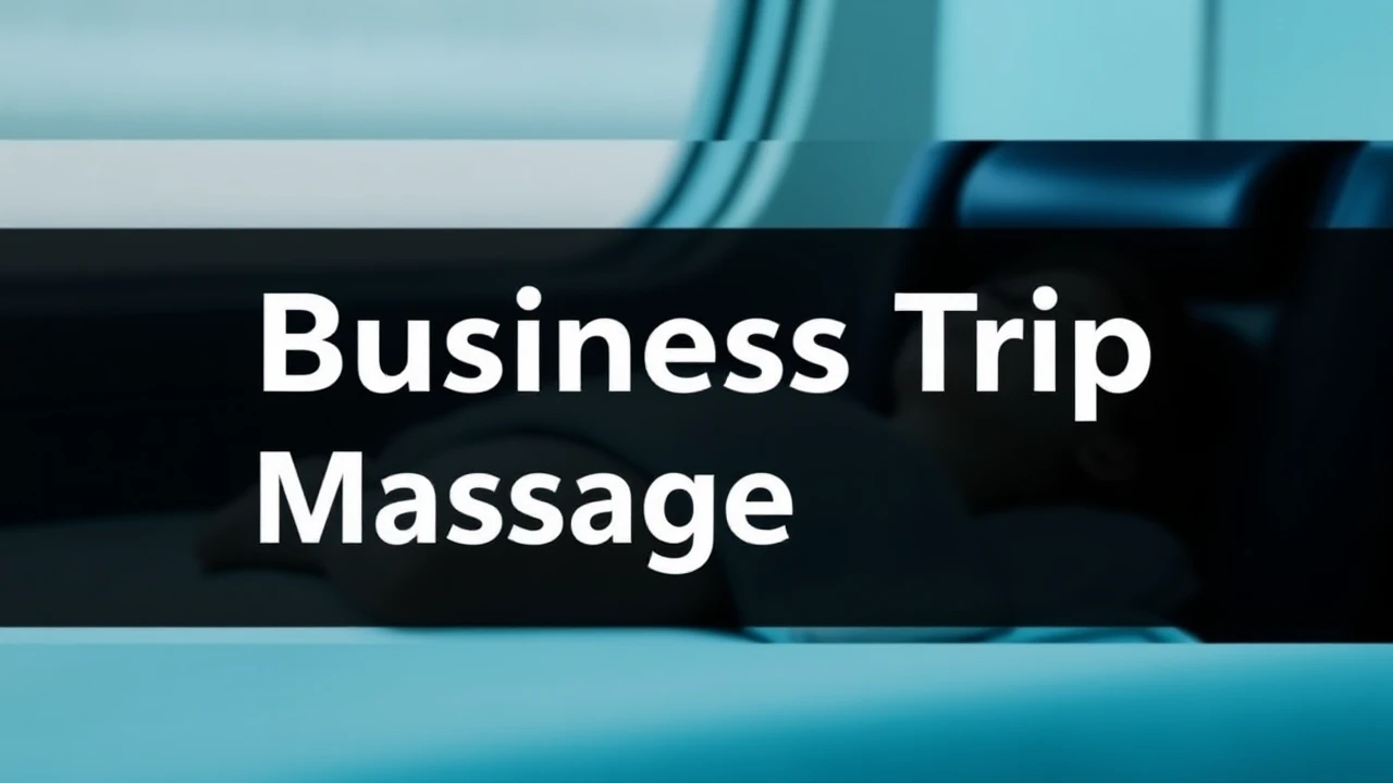 Discovering the Benefits of Business Trip Massage: Maintaining Work-Life Balance