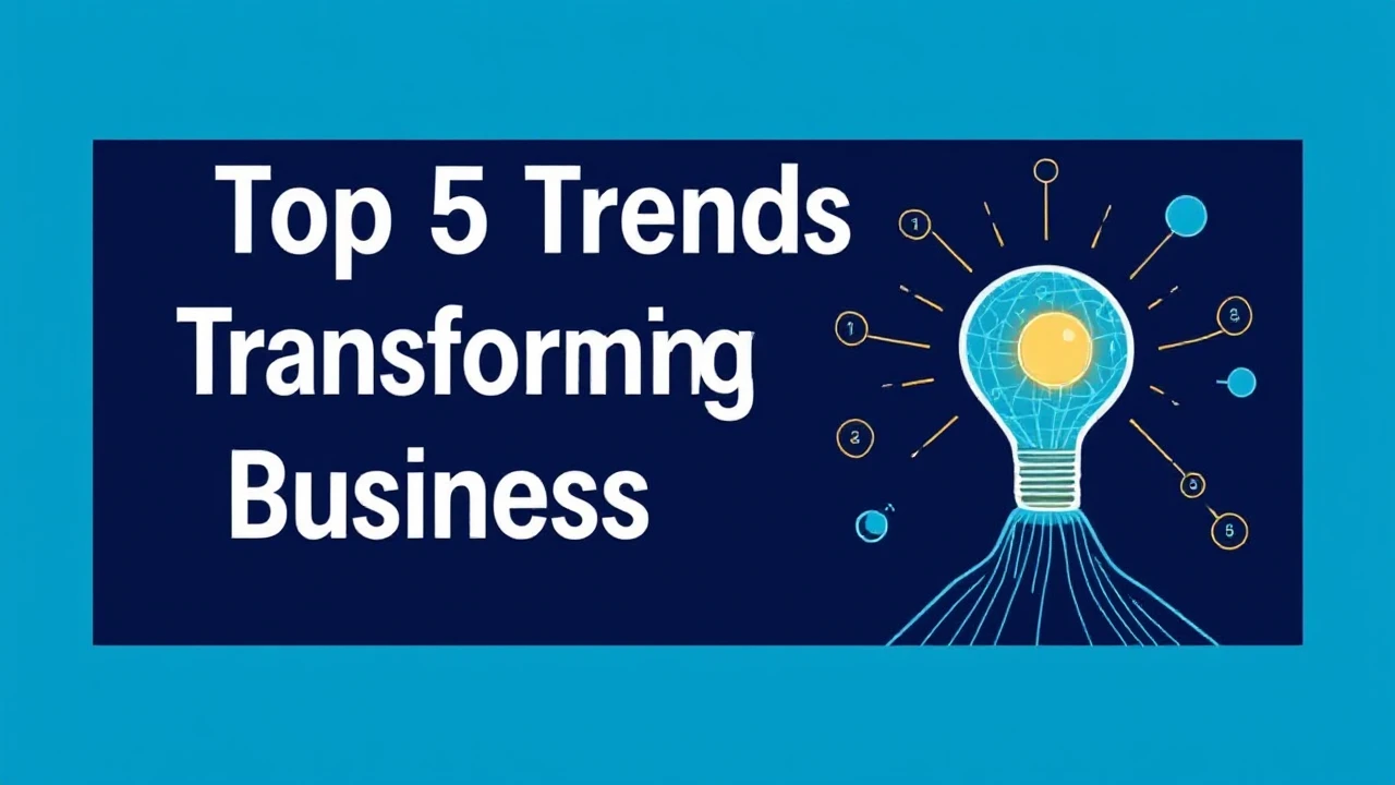 Exploring the Top 5 Trends Transforming the Future of Business Innovation