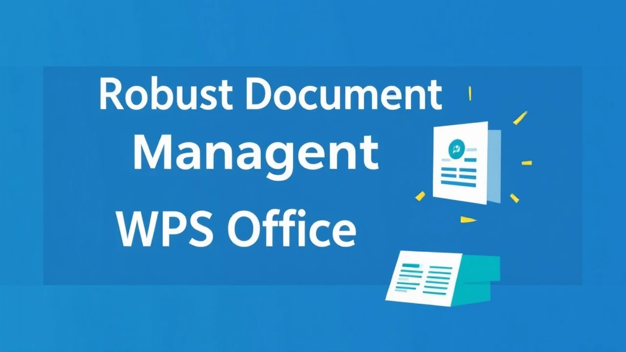 Robust Document Management Harnessing WPS Office Tools