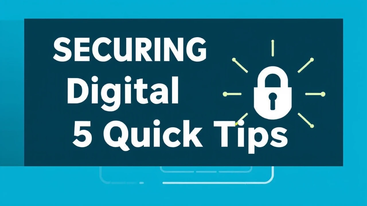 Securing Your Digital Devices: 5 Quick Tips