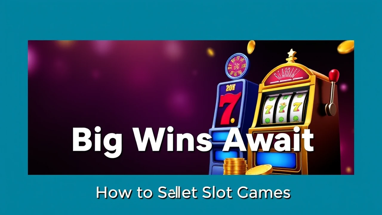 Big Wins Await: How to Select the Best Slot Machines