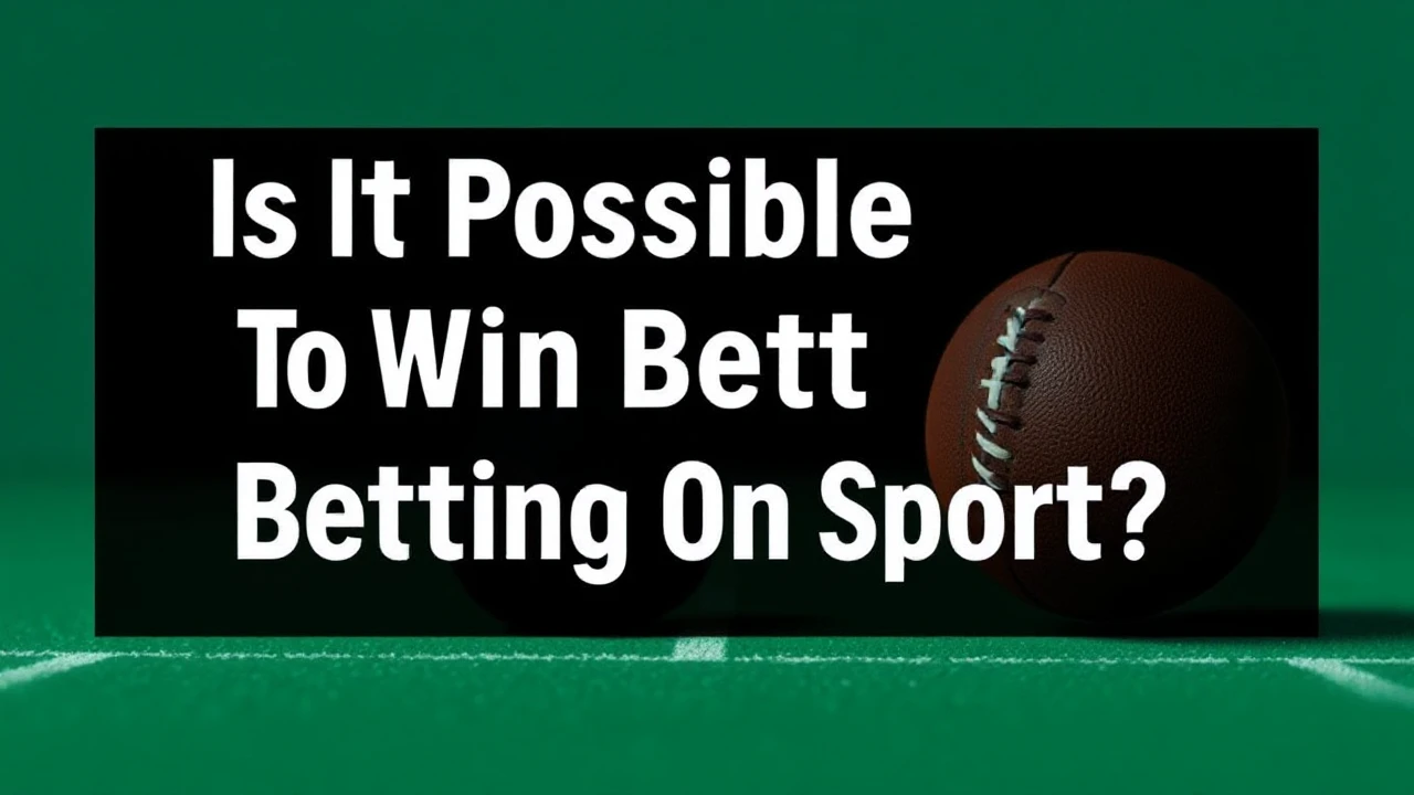 Is It Possible To Win Betting On Sports?