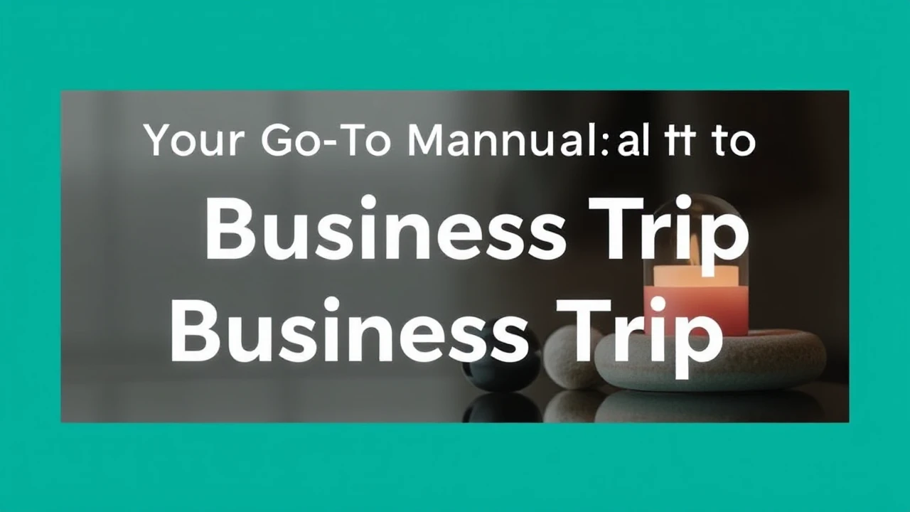 Your Go-To Manual to Unwinding on Business Trip Massages