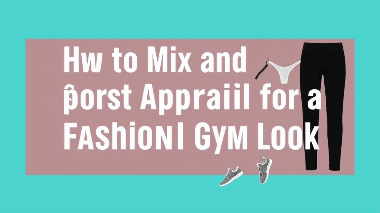 How to Mix and Match Sports Apparel for a Fashionable Gym Look
