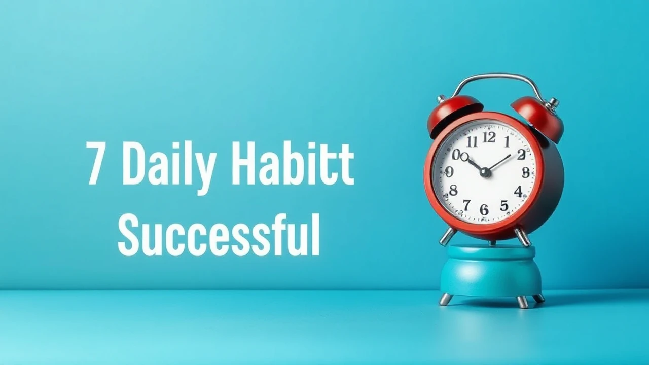 Boosting Productivity: 7 Daily Habits of Successful Individuals