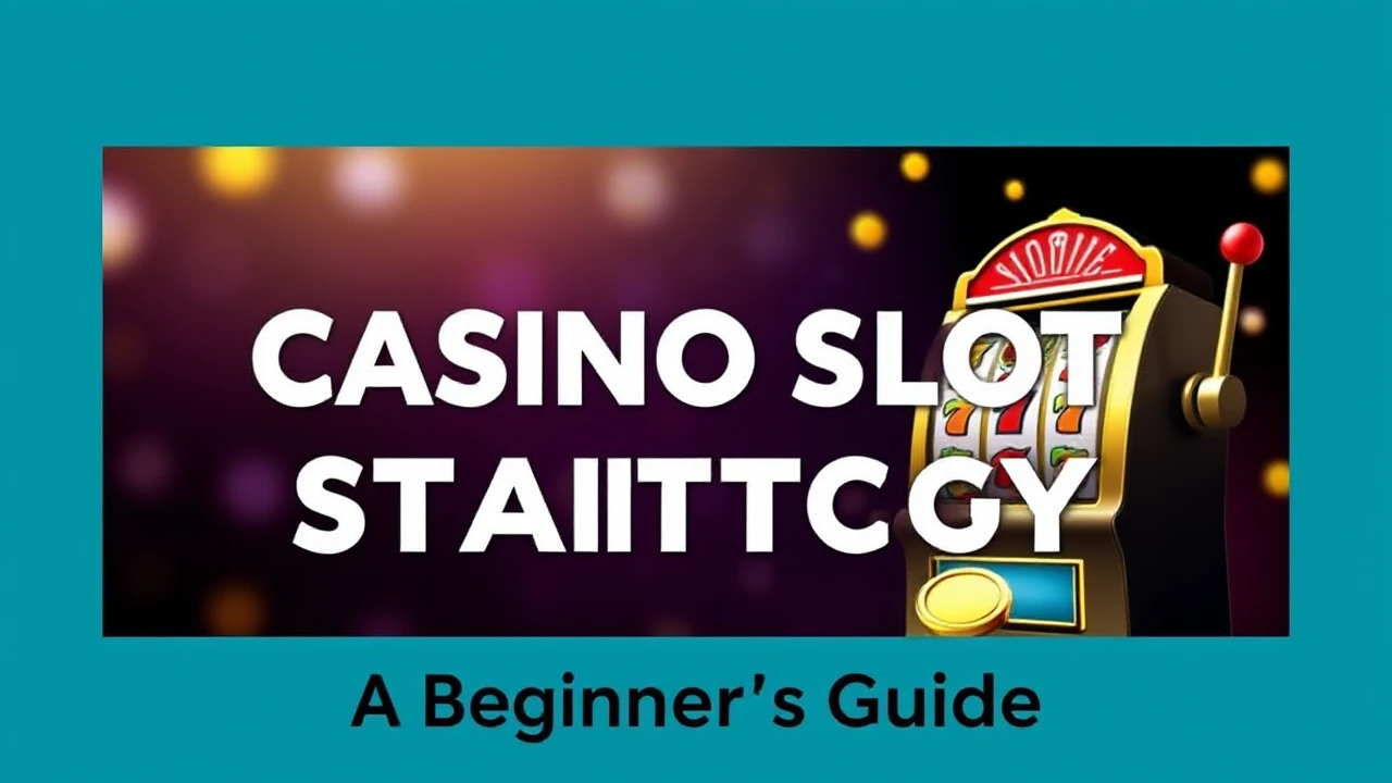 Mastering the Art of Casino Slot Strategy: A Beginner's Guide