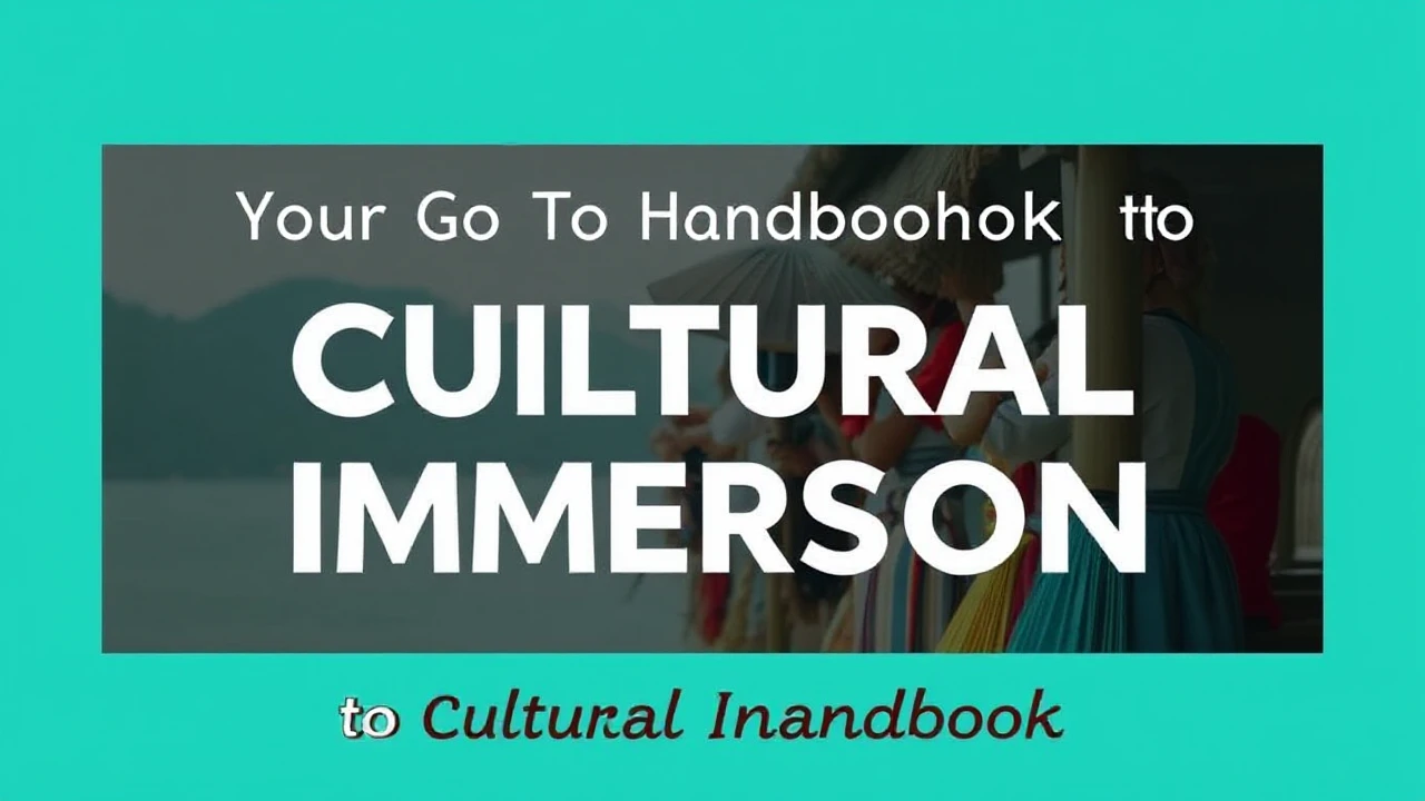 Your Go-To Handbook to Cultural Immersion: Embracing Local Traditions While Traveling