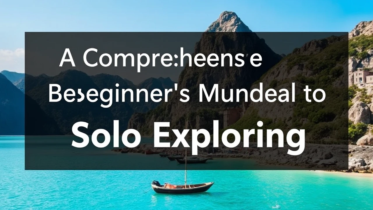 A Comprehensive Beginner's Manual to Solo Exploring