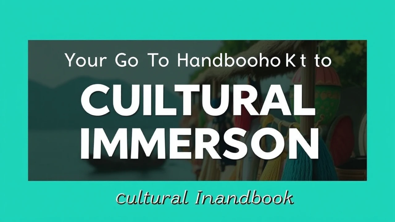 Your Go-To Handbook to Cultural Immersion: Embracing Local Traditions While Traveling