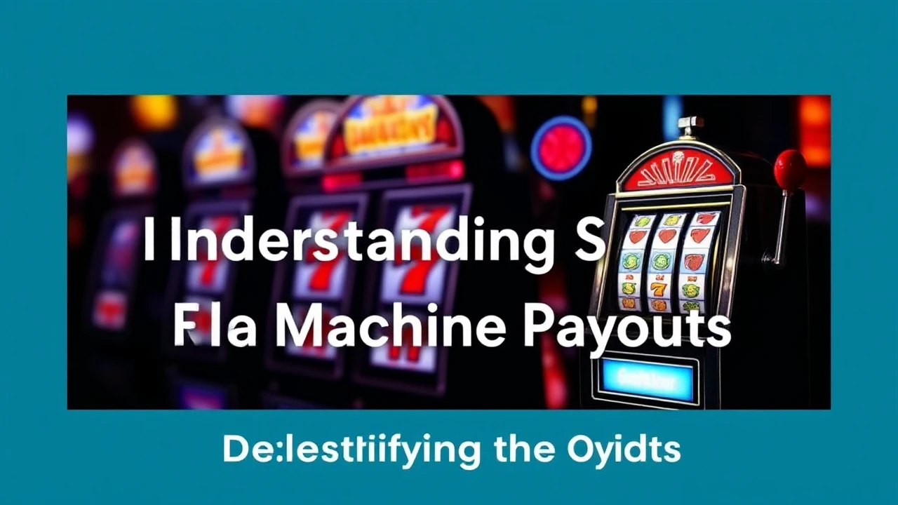 Demystifying the Odds: Understanding Slot Machine Payouts