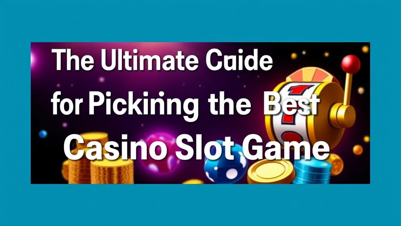 The Ultimate Guide for Picking the Best Casino Slot Game