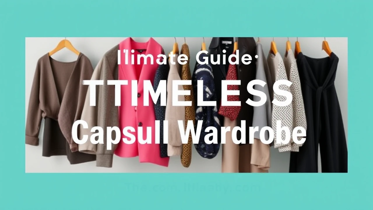 The Ultimate Guide to Creating a Timeless Capsule Wardrobe