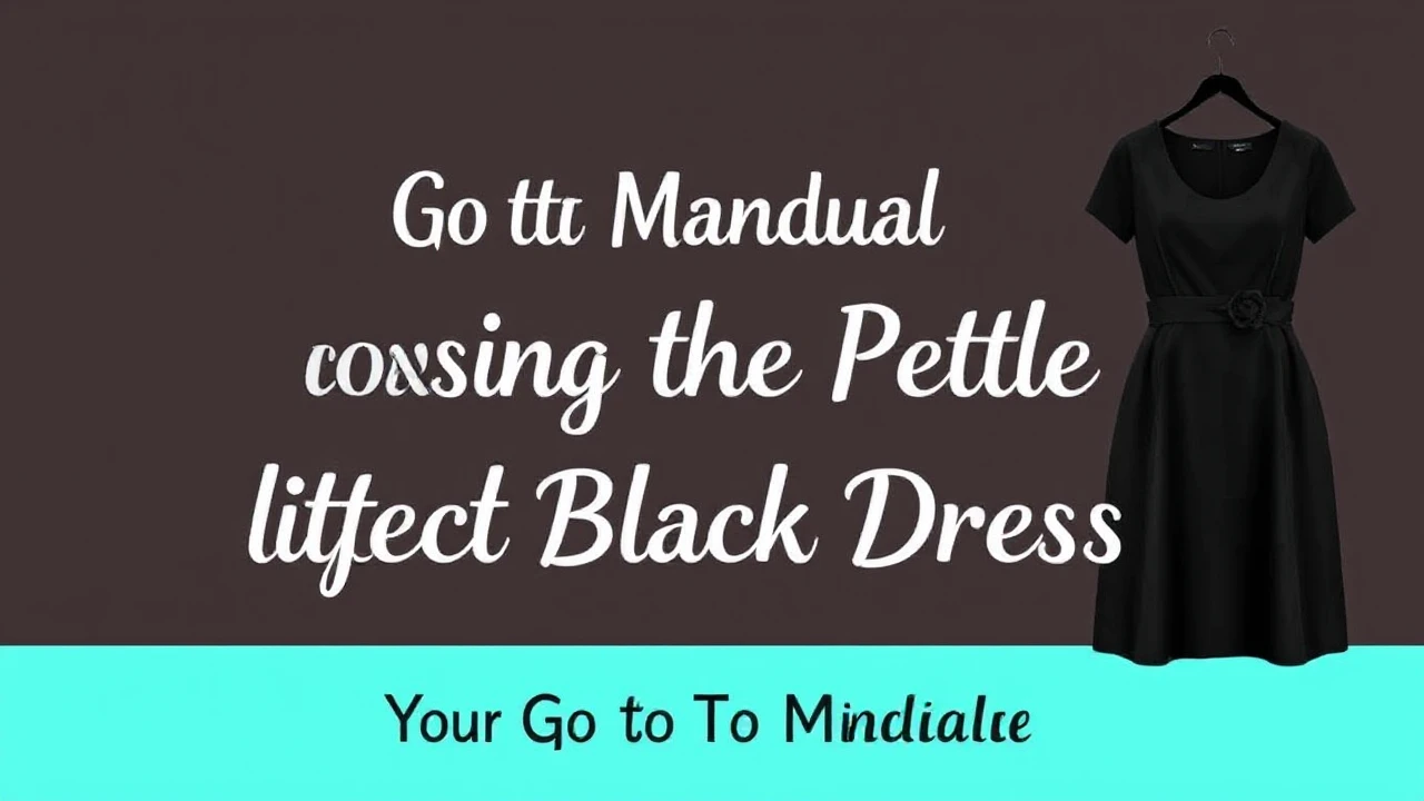 Your Go-To Manual of Choosing the Perfect Little Black Dress
