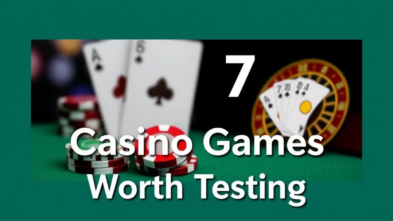 Top 7 Casino Games Worth Testing