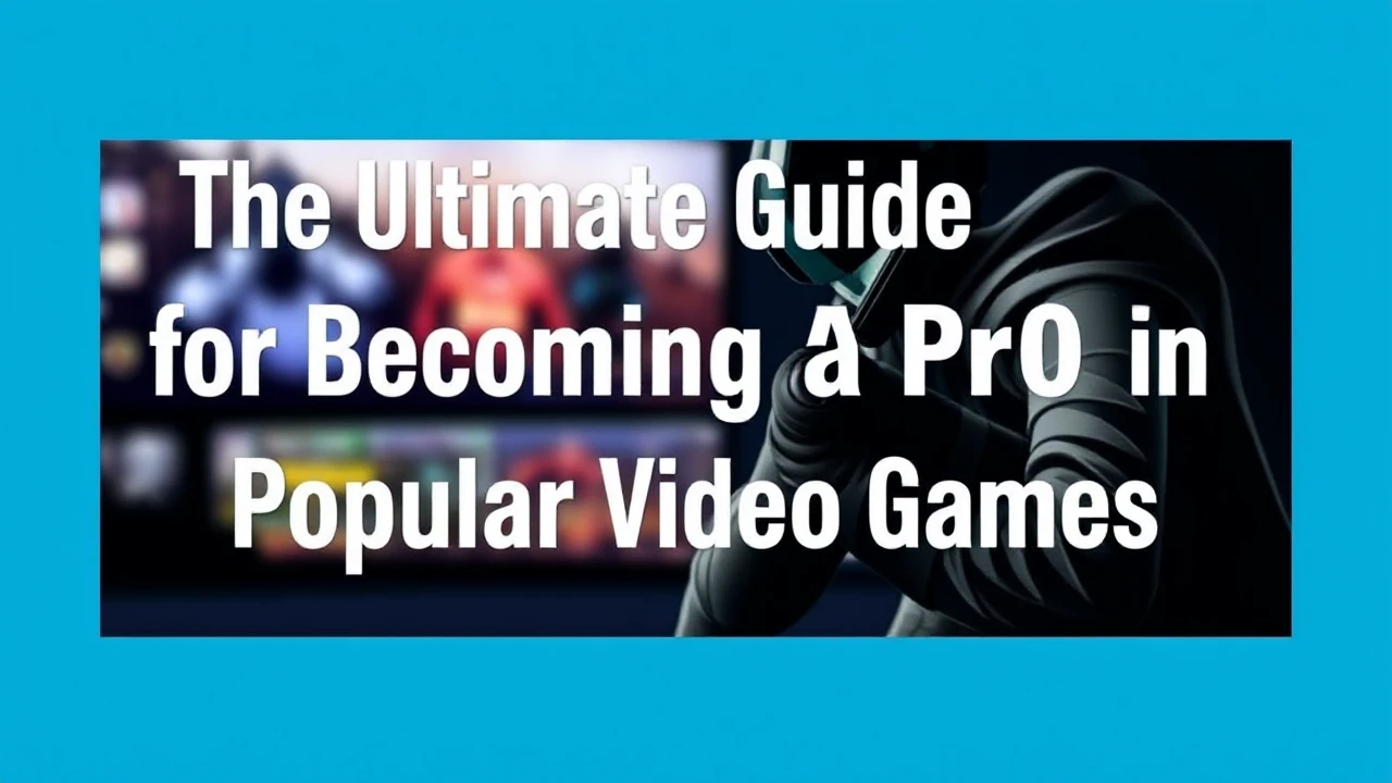The Ultimate Guide for Becoming a Pro in Popular Video Games