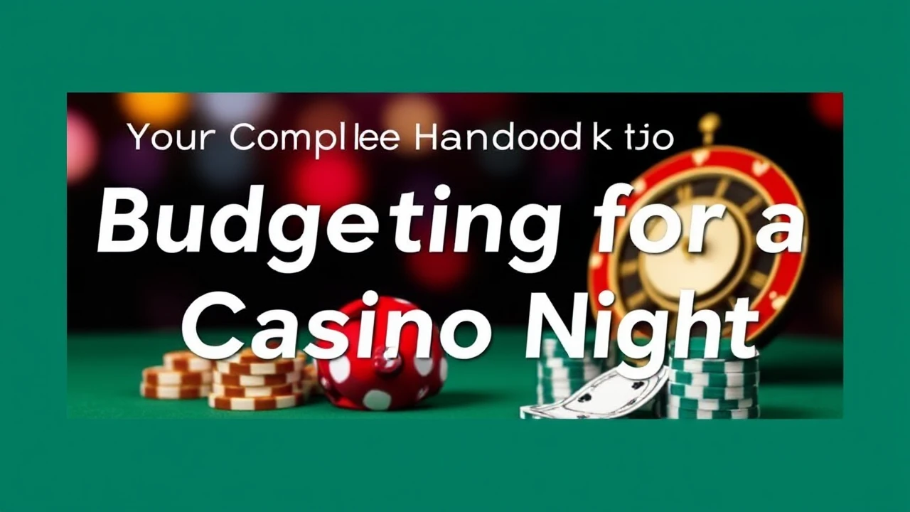 Your Complete Handbook to Budgeting for a Casino Night: Tips and Techniques to Plan Your Money