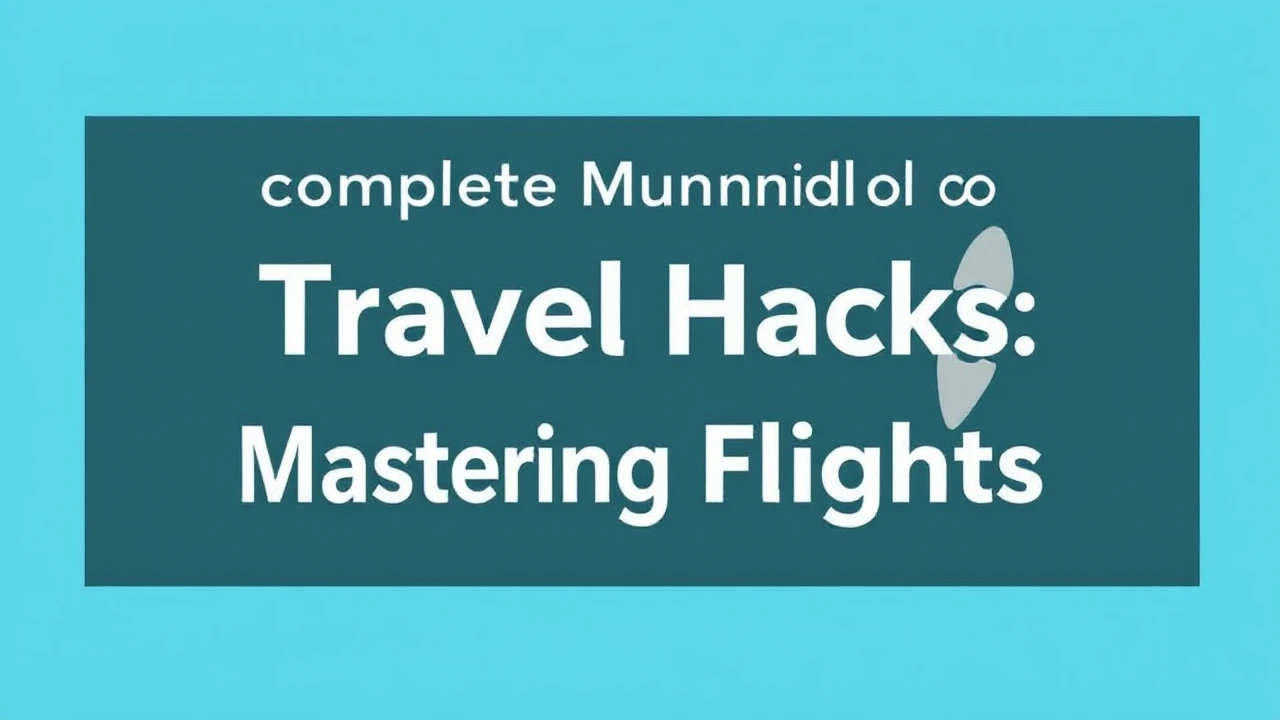 Complete Manual on Travel Hacks: Mastering Cheap Flights
