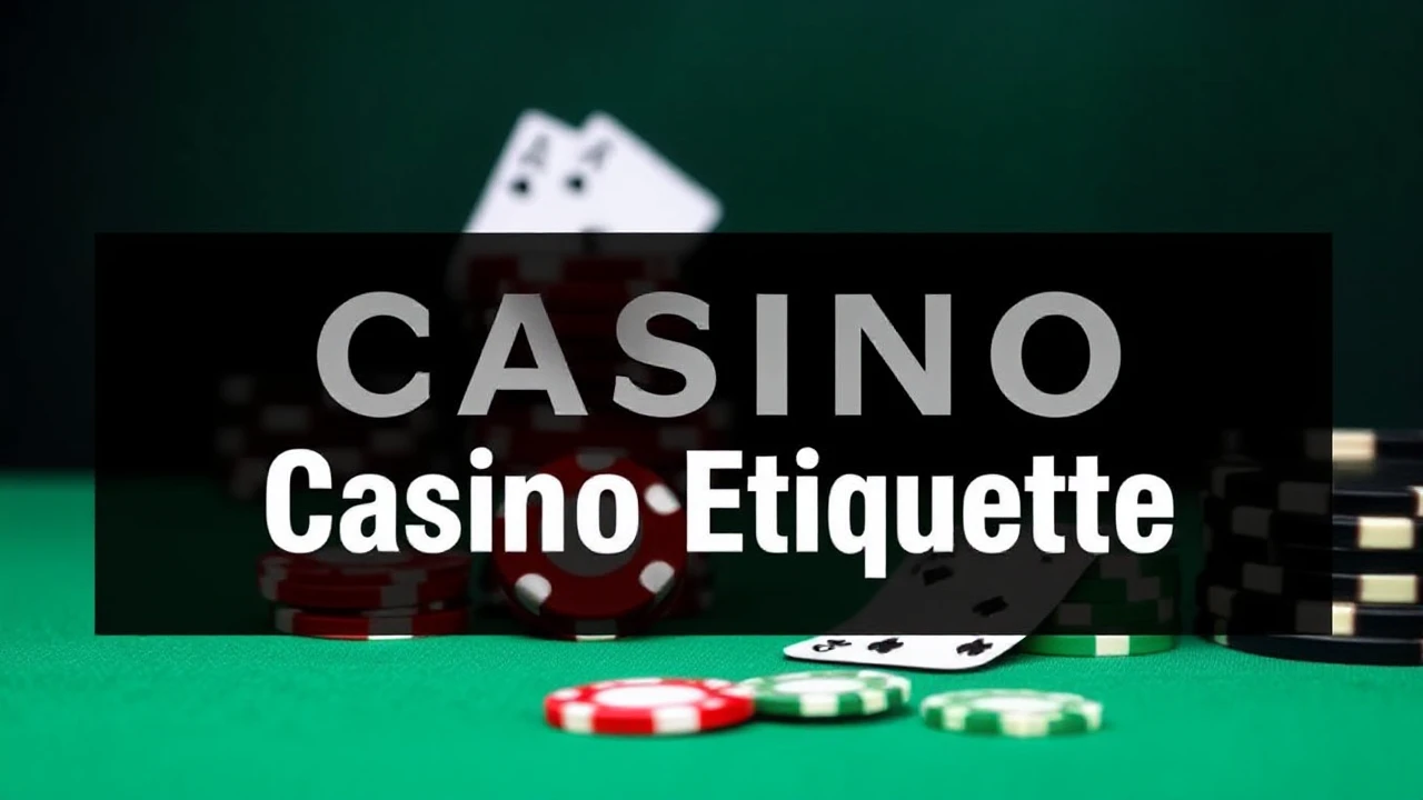 A Comprehensive Handbook to Casino Etiquette: Essential Do's and Don'ts