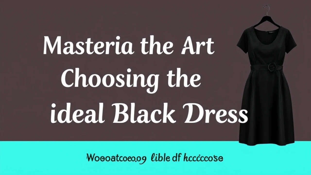 Mastering the Art of Choosing the Ideal Little Black Dress