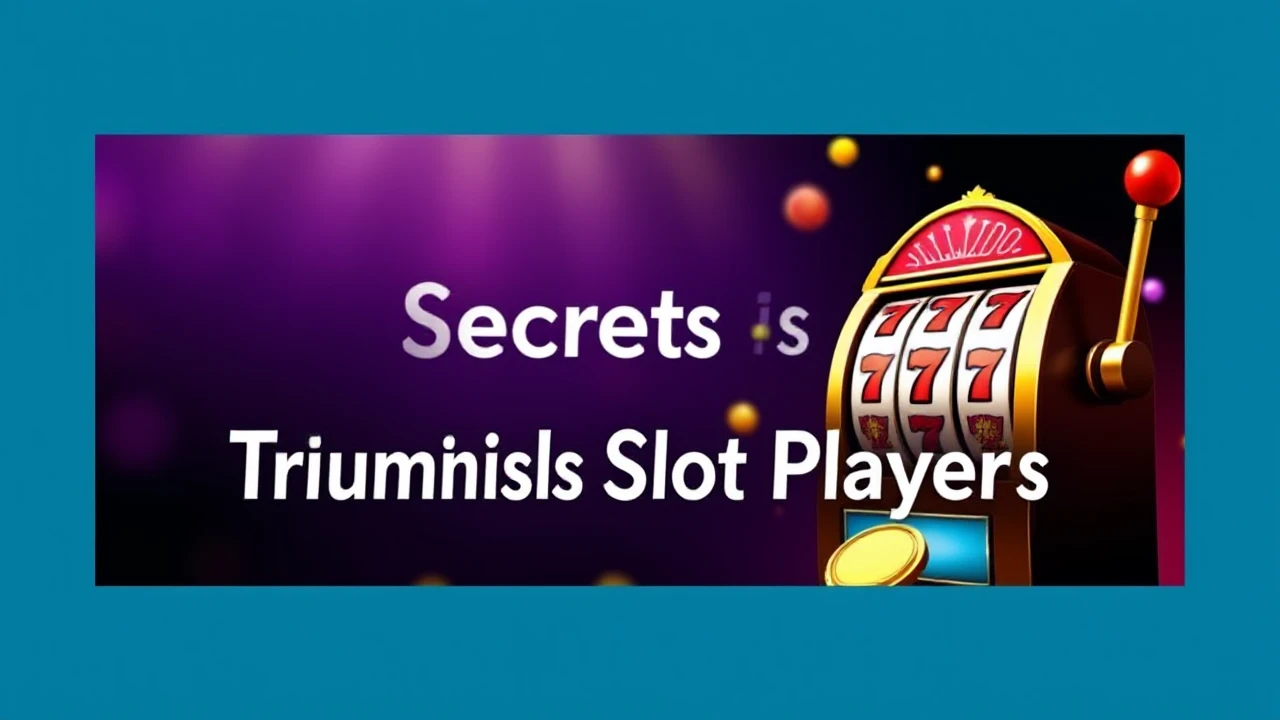 Discovering the Best Secrets of Triumphant Slot Players