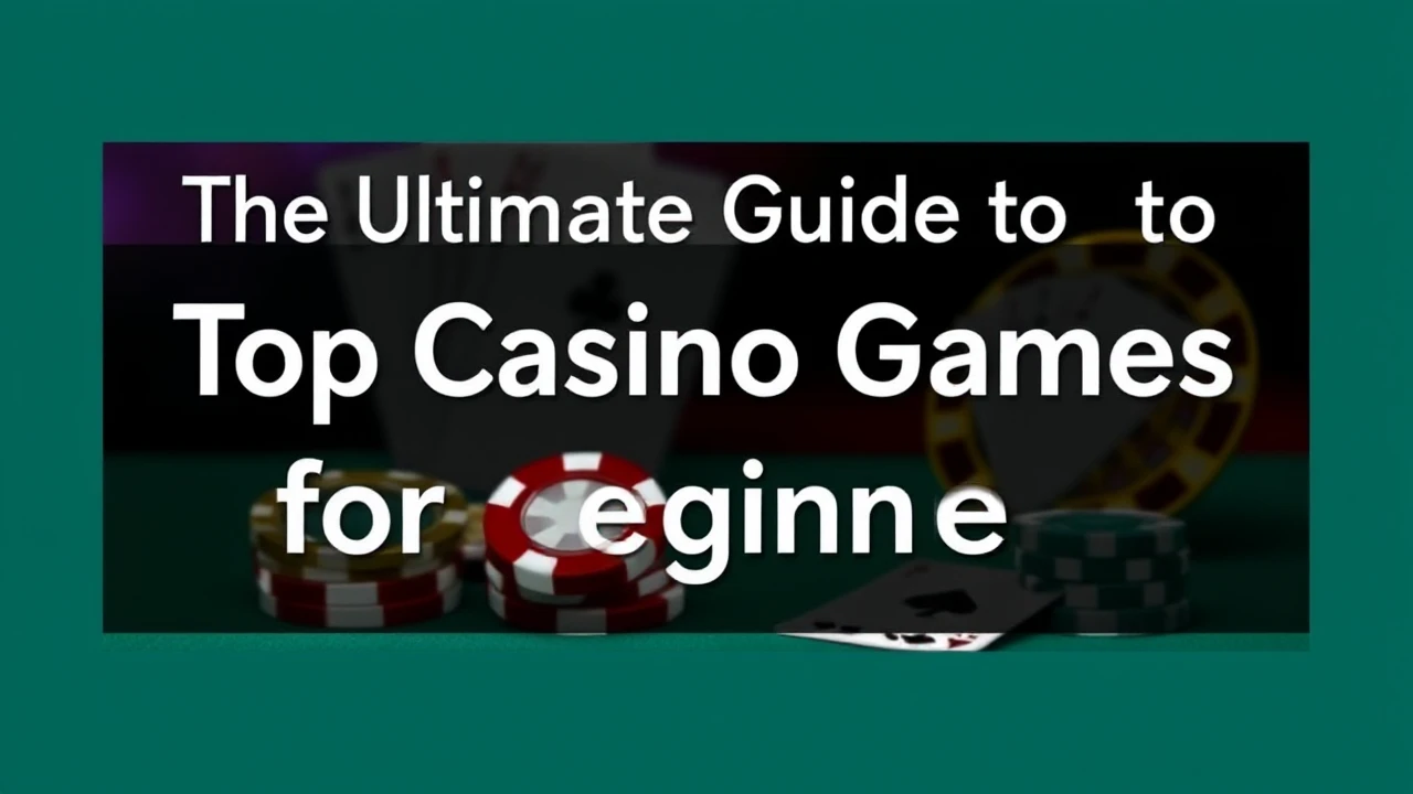 The Ultimate Guide to Top Casino Games for Beginners