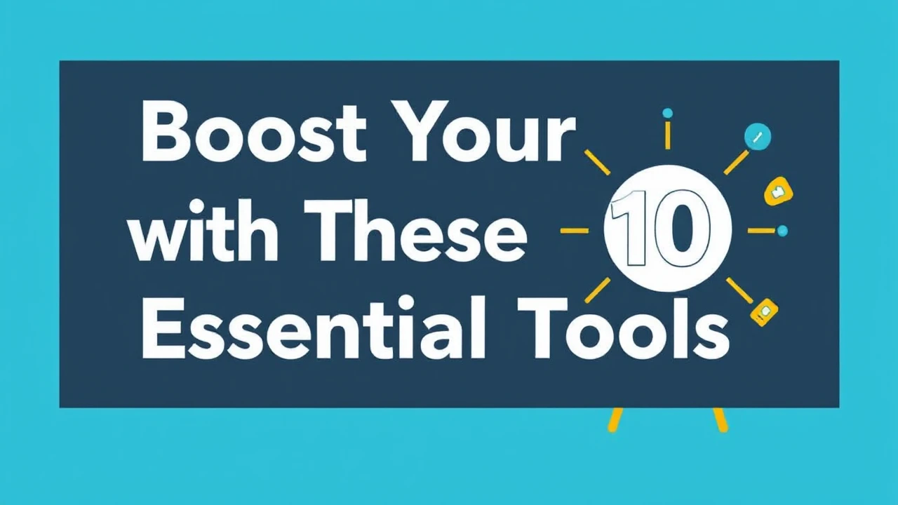 Boost Your Business with These 10 Essential Tools