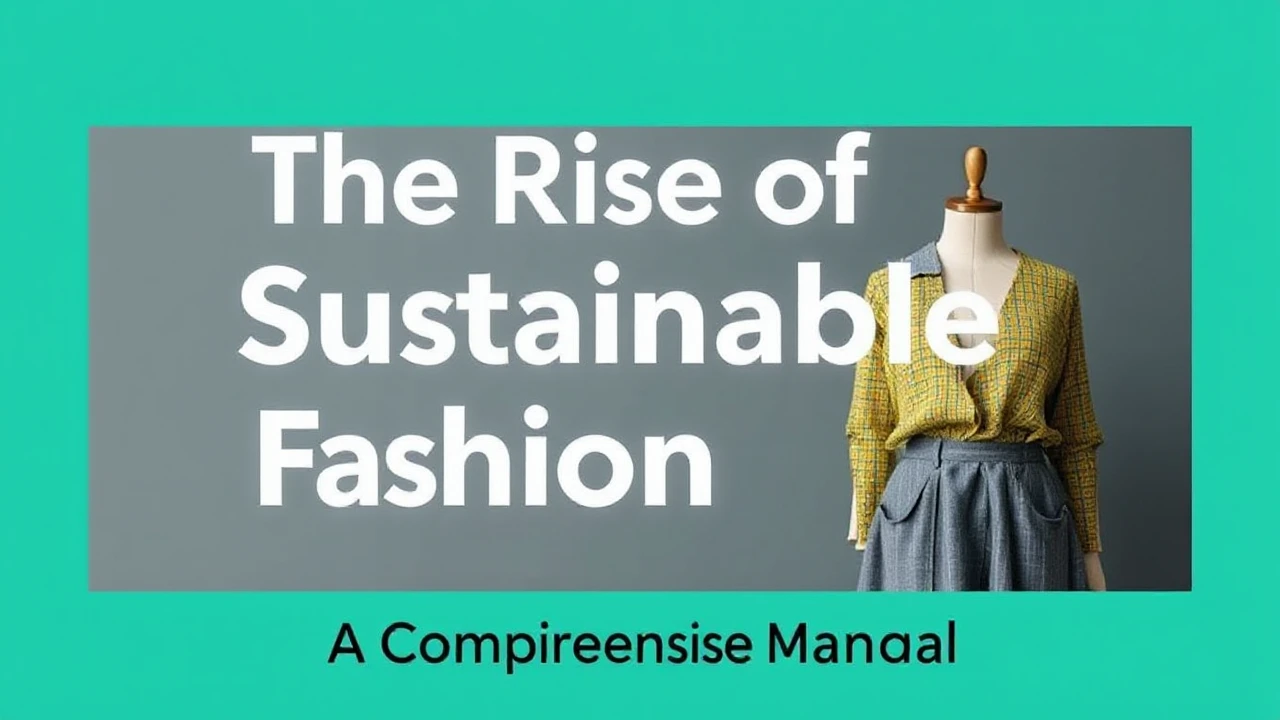 The Rise of Sustainable Fashion: A Comprehensive Manual