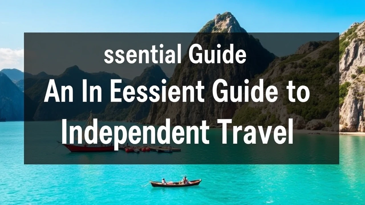 An Essential Guide to Independent Travel: Key Tips for Venturing into the World Alone