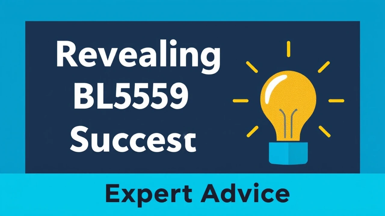 Revealing BL555 Success Secrets: Expert Advice
