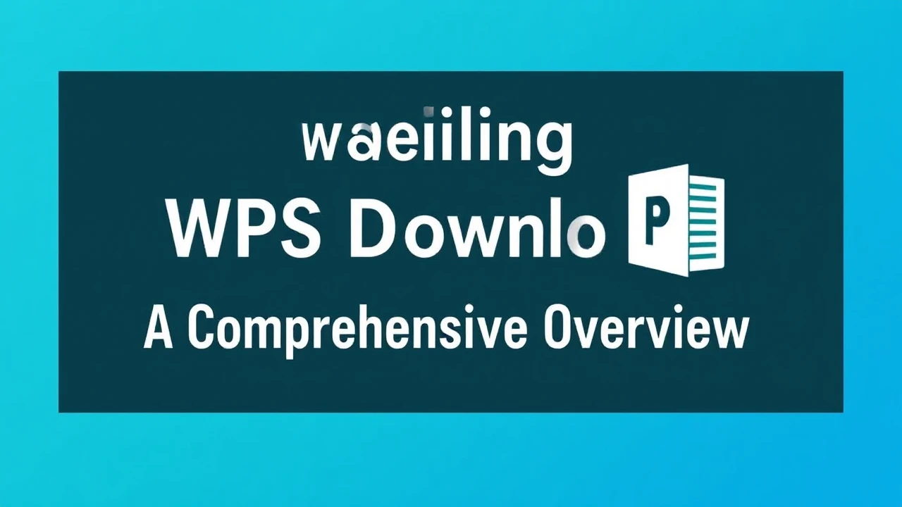Unveiling WPS Download: A Comprehensive Overview