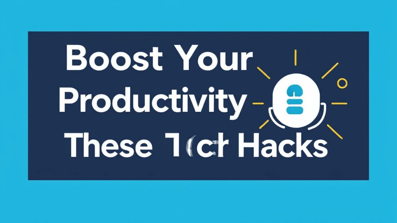Boost Your Productivity with These 10 Tech Hacks
