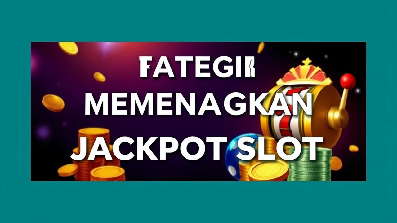 Strategi Rahasia Memenangkan Jackpot Slot