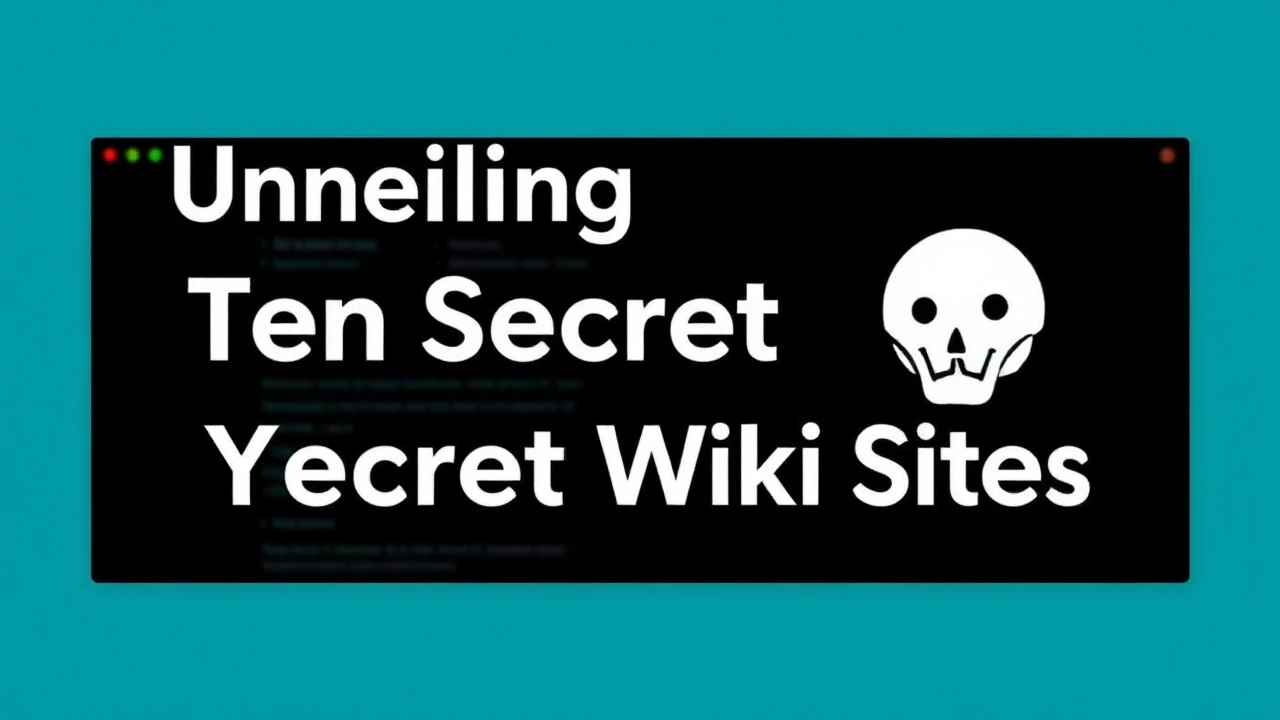 Unveiling the Best Ten Secret Wiki Sites You Must Visit Now