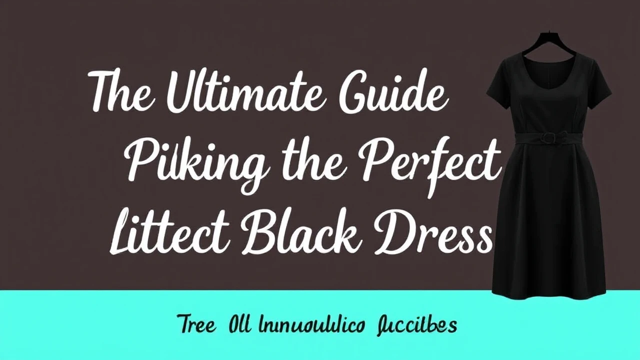 The Ultimate Guide of Picking the Perfect Little Black Dress