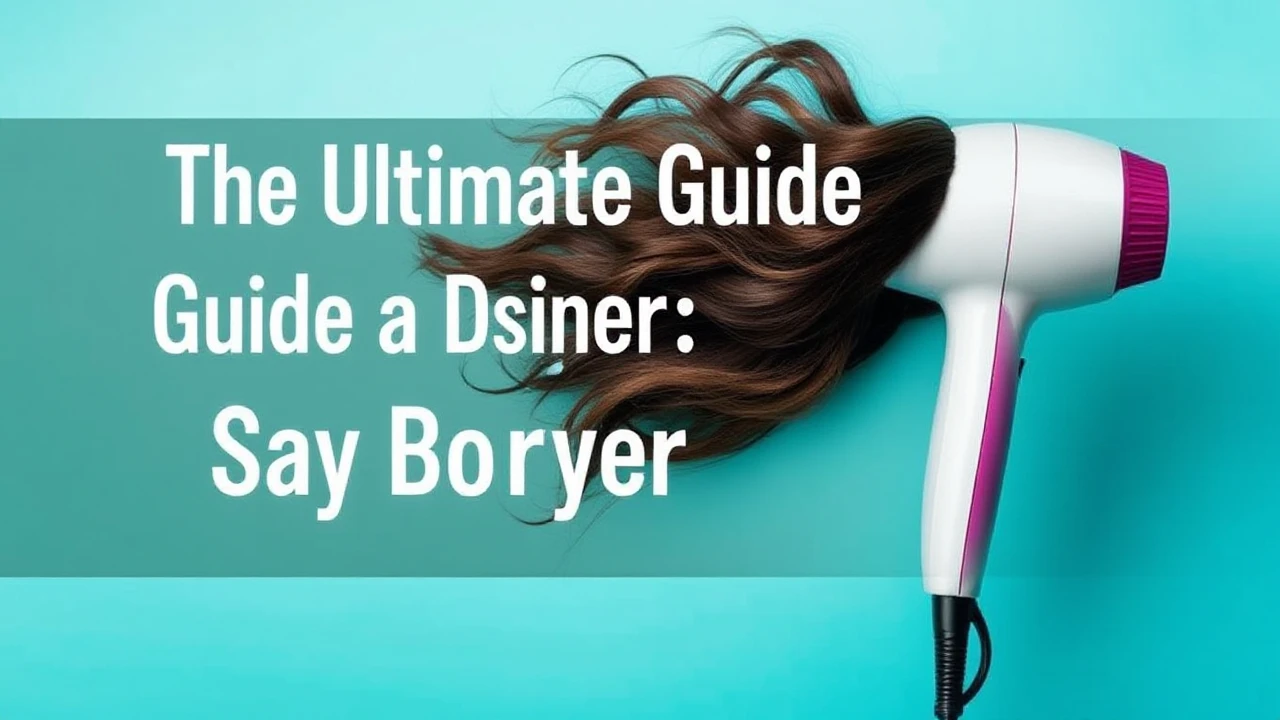 The Ultimate Guide to Using a Hair Dryer: Say Goodbye to Frizz