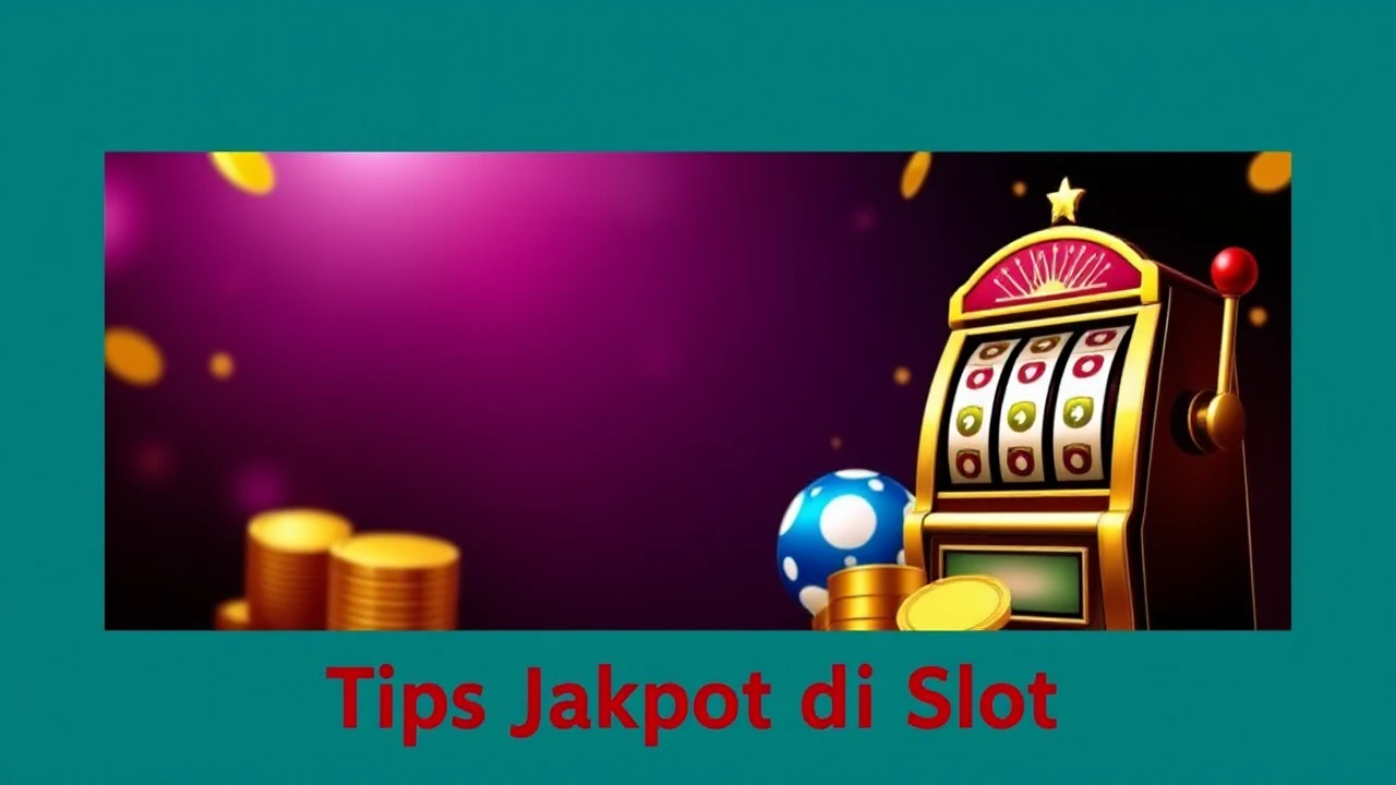 Tips Jackpot di Mesin Slot