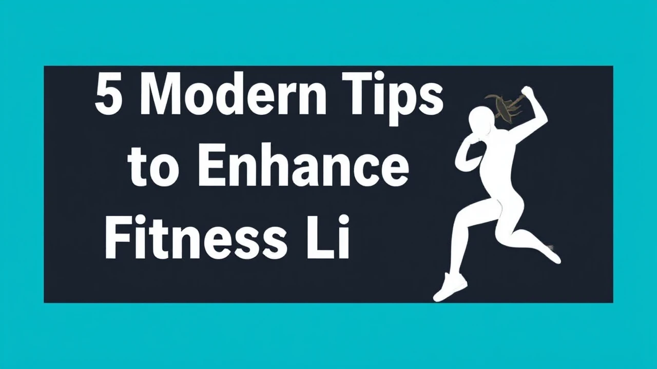 5 Modern Tips to Enhance Your Fitness Lifestyle