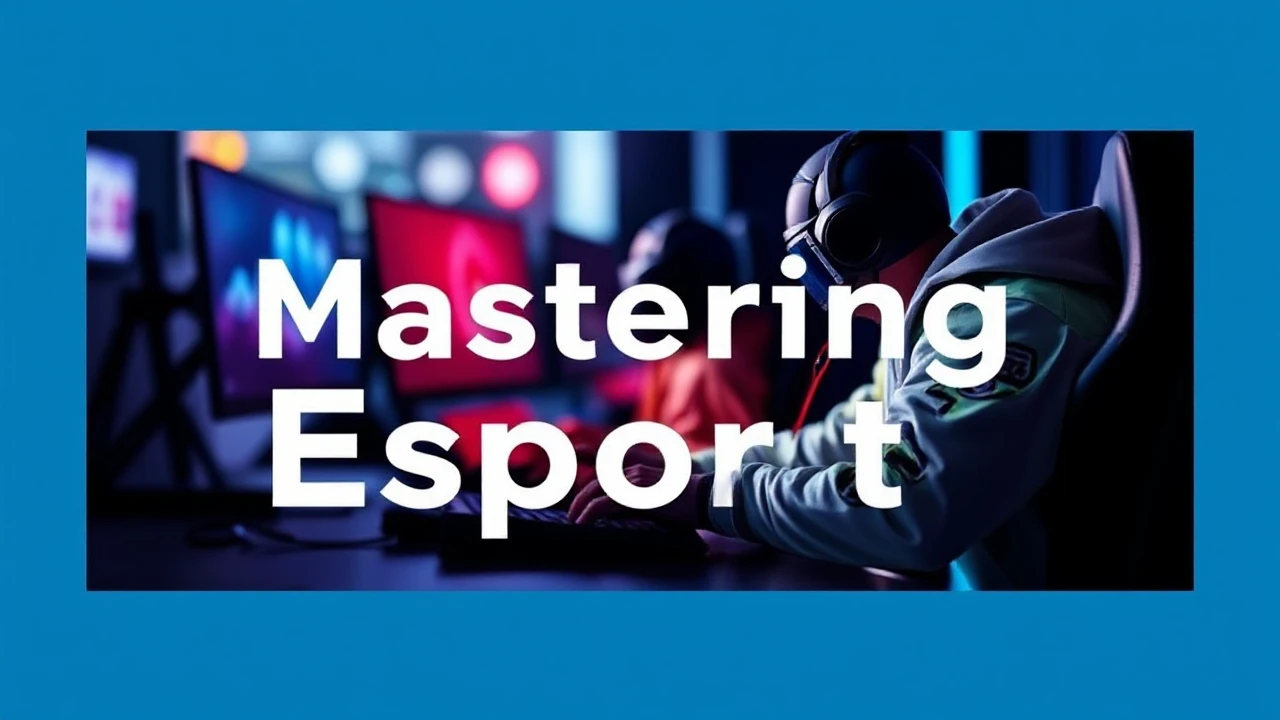 Mastering Esports: Novice's Guide to Competitive Gaming
