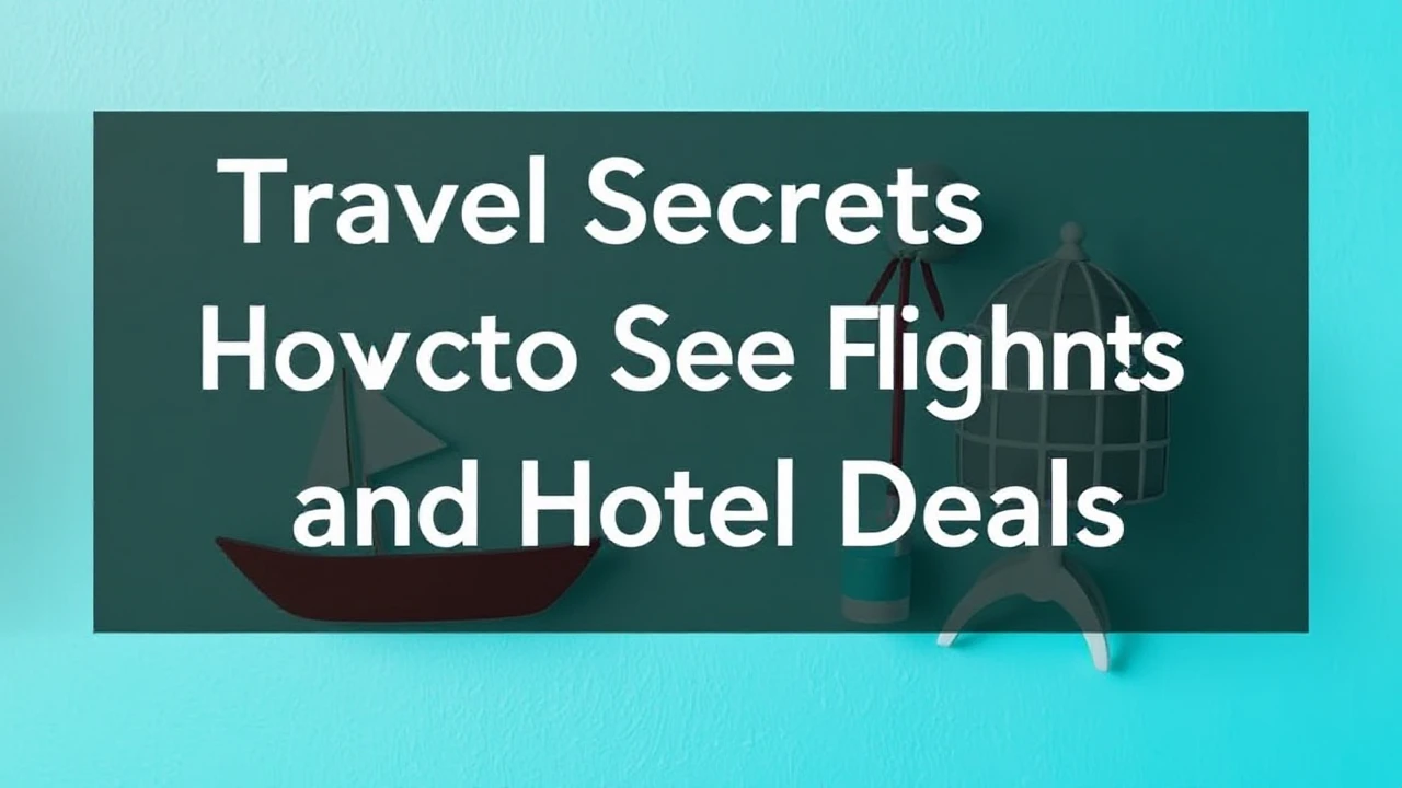 Travel Secrets: How to Score Cheap Flights and Hotel Deals