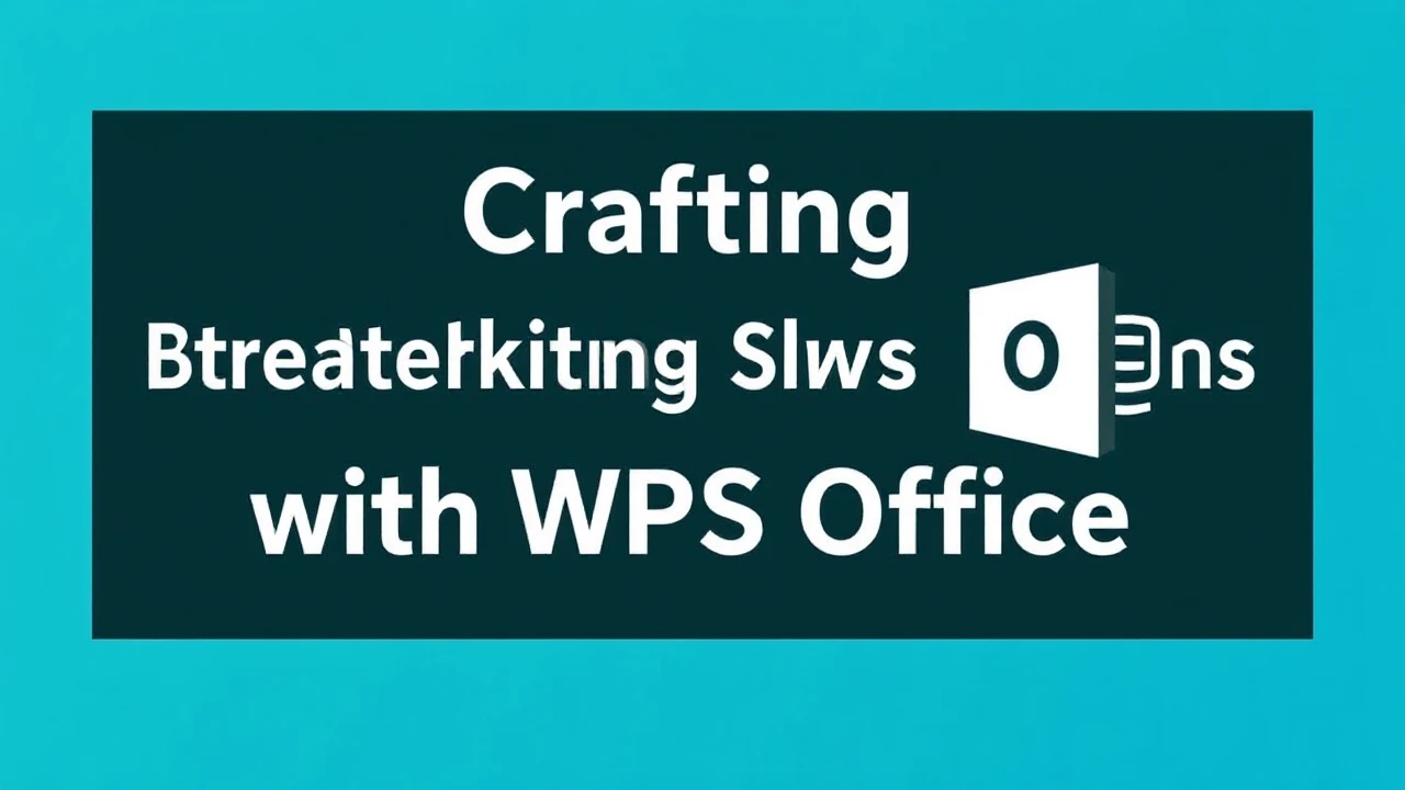 Crafting Breathtaking Slideshows with WPS Office