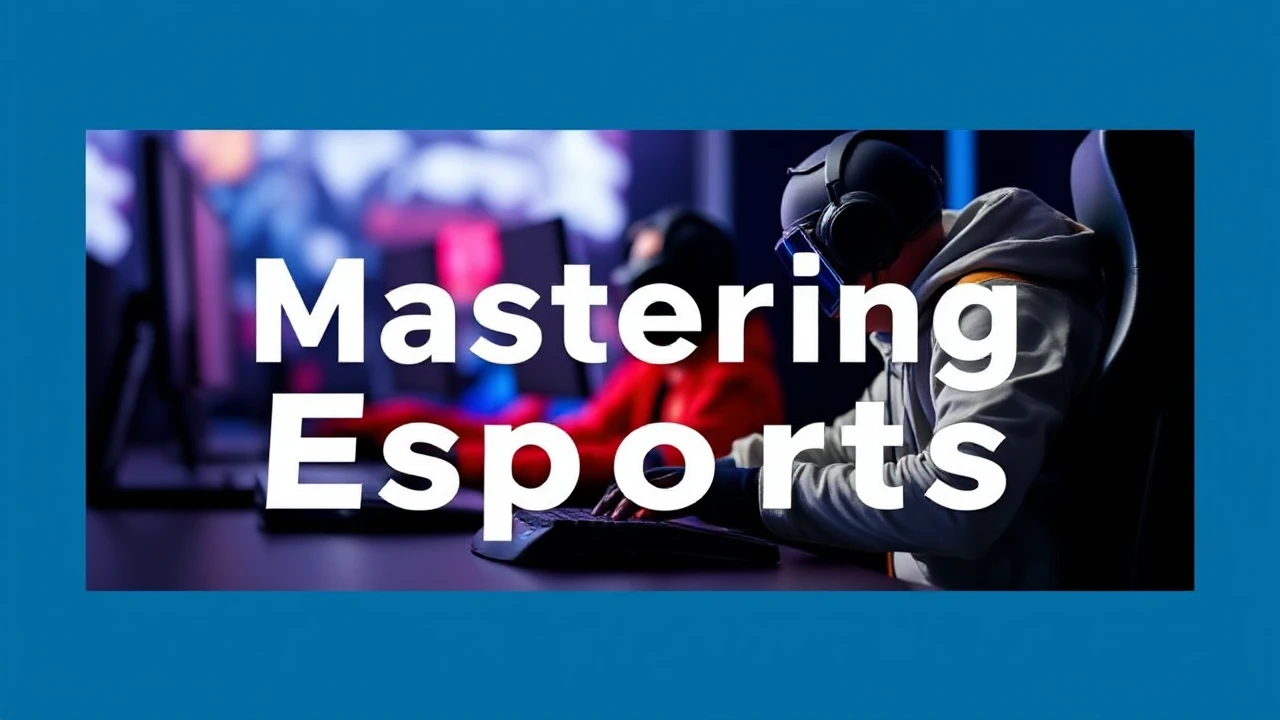 Mastering Esports: A Beginner's Guide to Conquering the Game