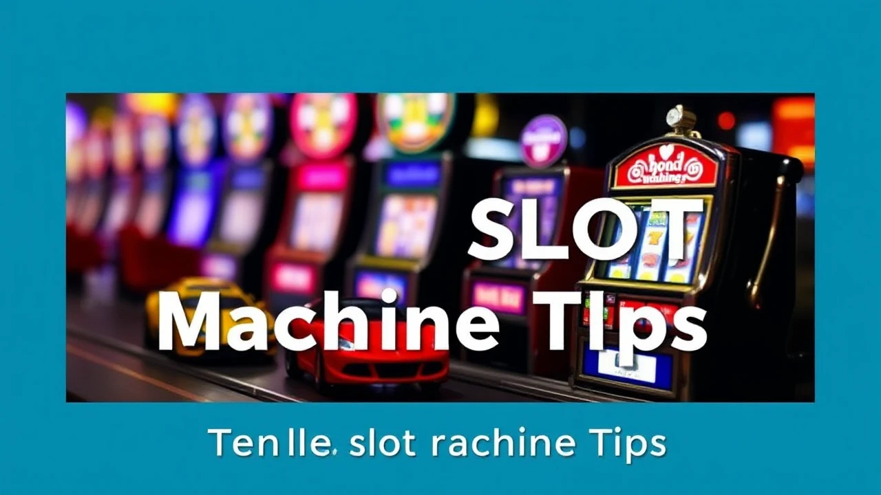 Ten Online Slot Machine Tips