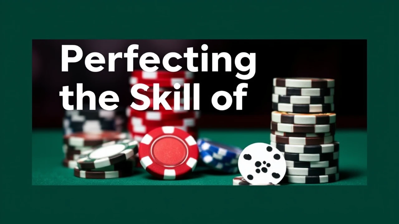 Perfecting the Skill of Poker: Casino Strategies