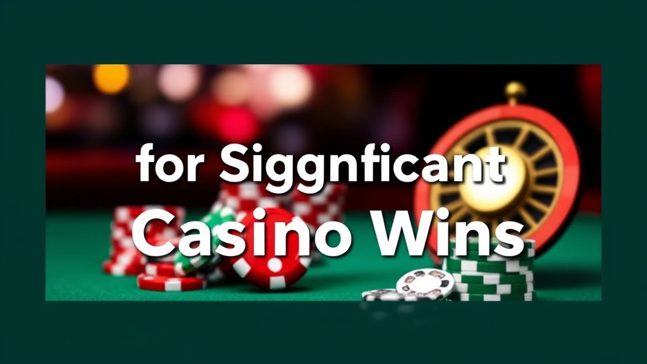 Major Strategies for Significant Casino Wins