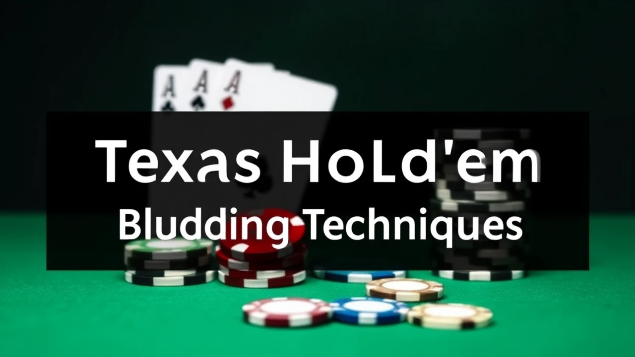 Perfecting the Art of Texas Hold'em Bluffing Techniques