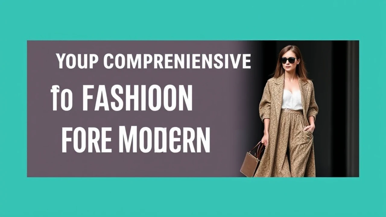 Your Comprehensive Handbook to Fashion Trends for the Modern Woman