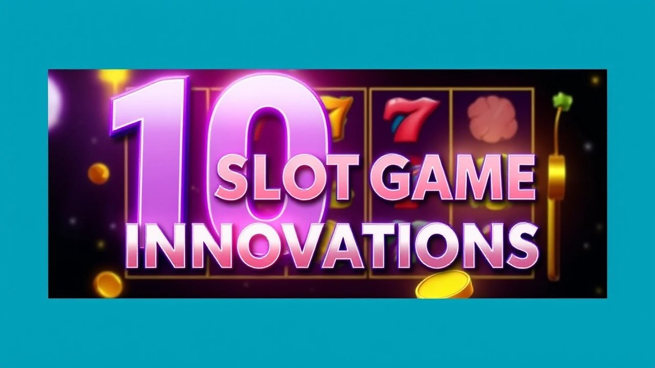 Revolutionizing the Industry: 10 Slot Game Innovations