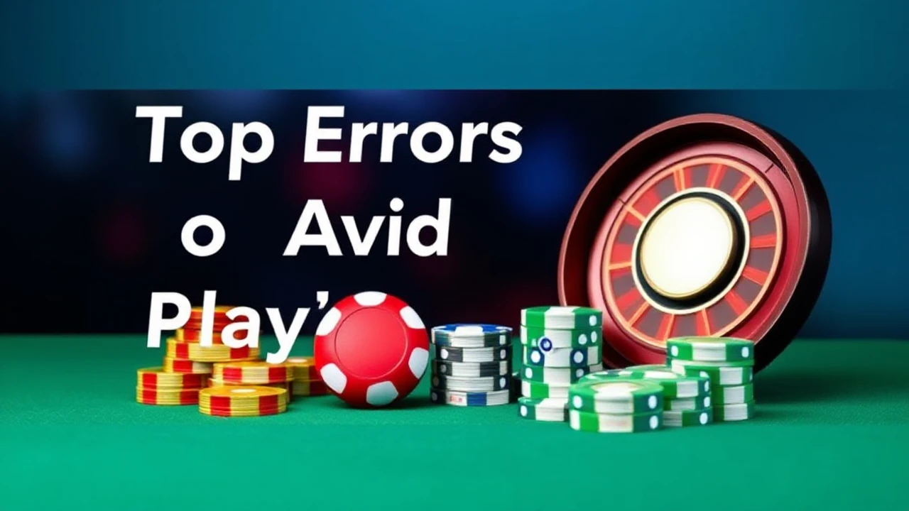 Top Errors to Avoid When Playing Casinos