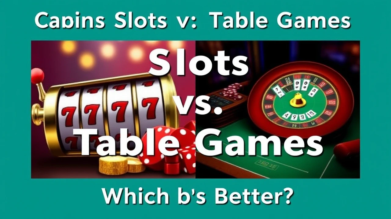 Casino Slots vs. Table Games: Which is Better?
