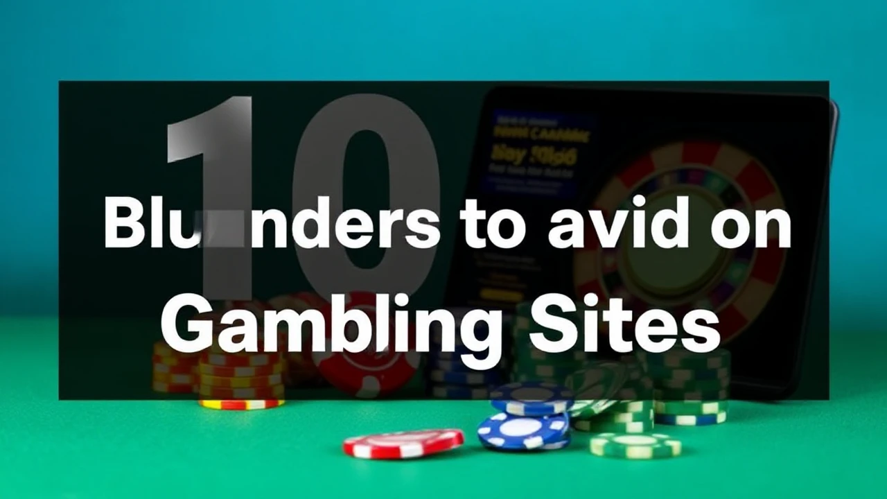 Common 10 Blunders to Avoid on Gambling Sites